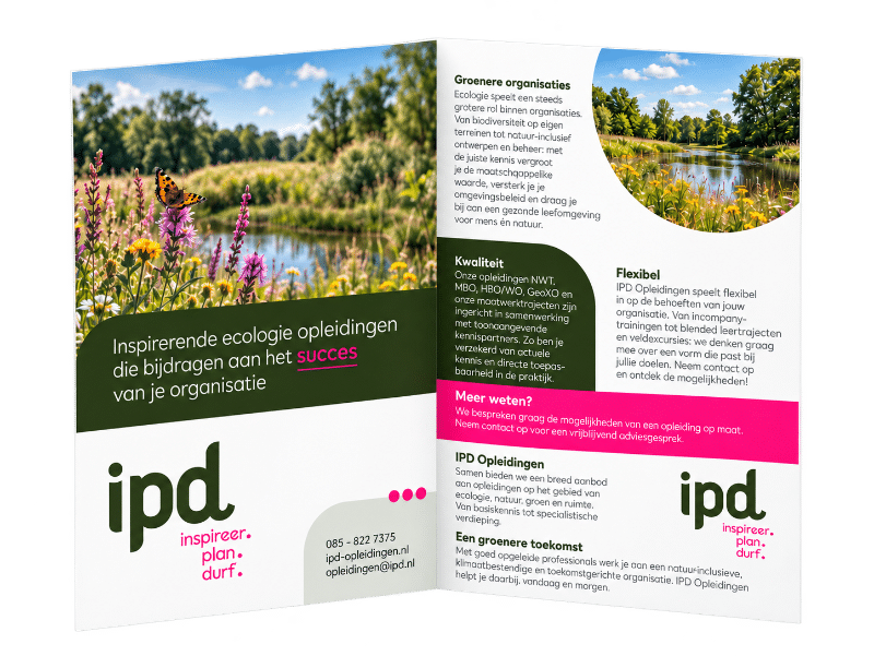 Volg een opleiding Ecologie bij ipd Opleidingen