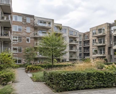 Verhuurd appartementencomplex in uitponding
